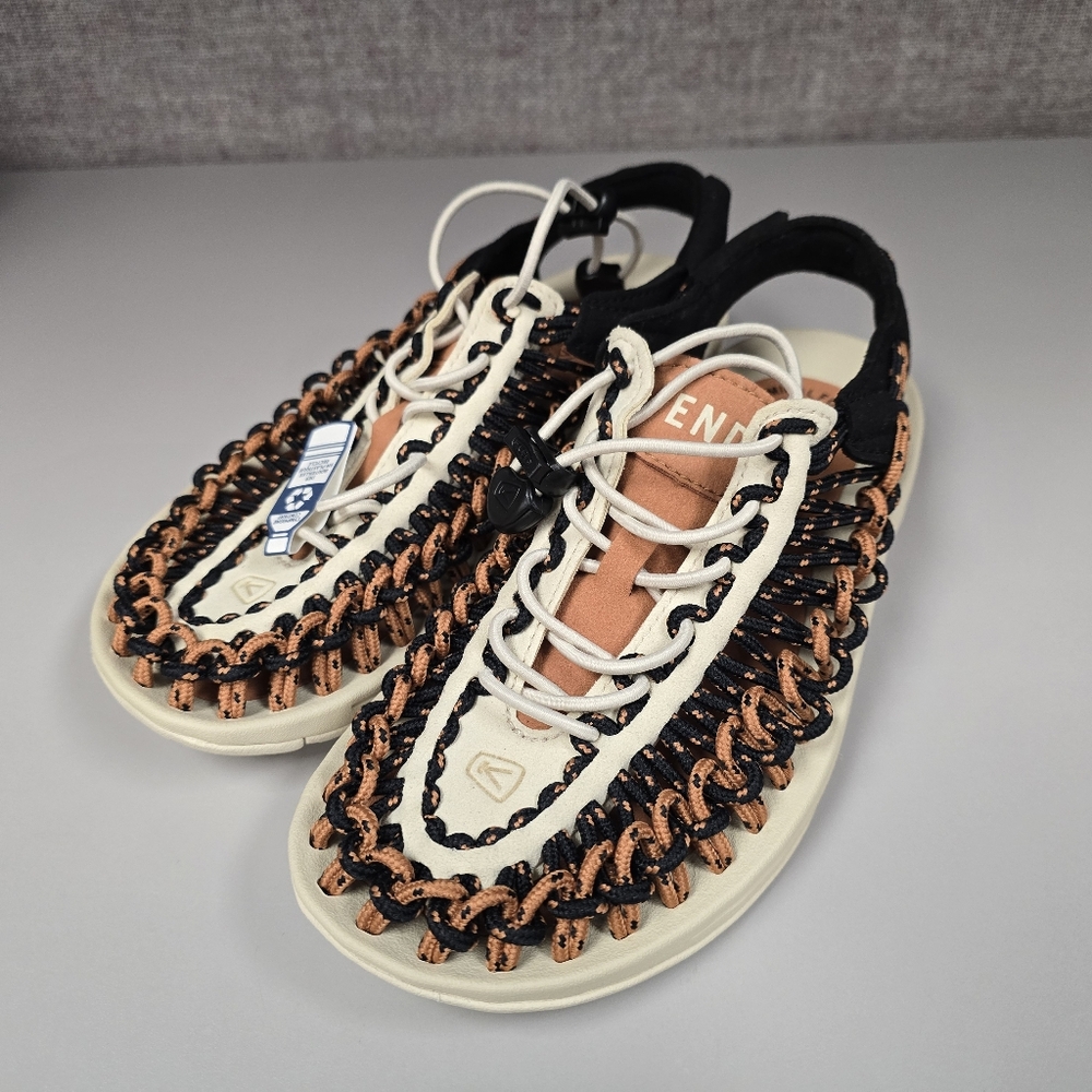 Keen X End Unique Paracord Burnt Orange Black And Tan Size 5 Womens